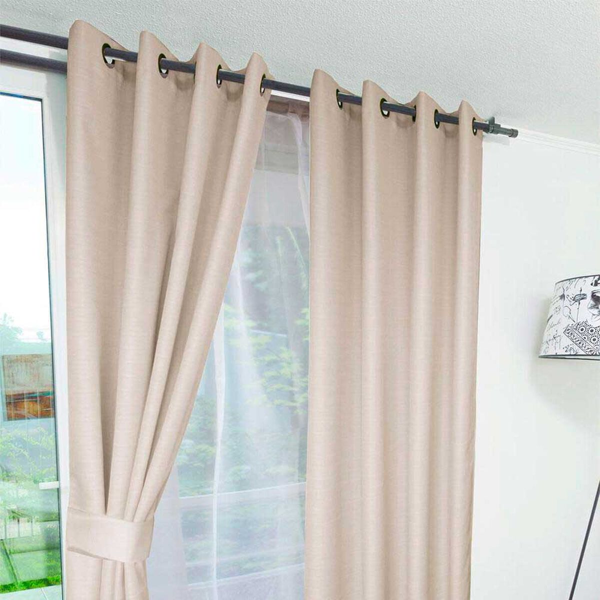 Combo Cortinas Doral Rustico 220 x 140 cm Maiz