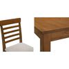 Juego de Comedor Extendible Dreams Nepal 6 Sillas Café