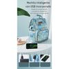 Mochila Maternal Impermeable con Usb Lubabycas Rosada