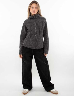 Imagen 2 del producto Polerón Mujer Icono Negro, Rosado