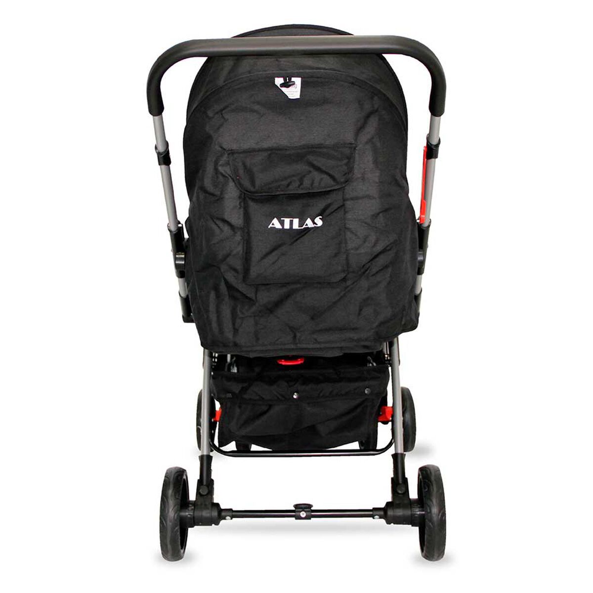 Coche Cuna Atlas Manillar Reversible Negro