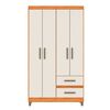 Cl&oacute;set Vekkahome Lisboa 4 Puertas 2 Cajones Blanco