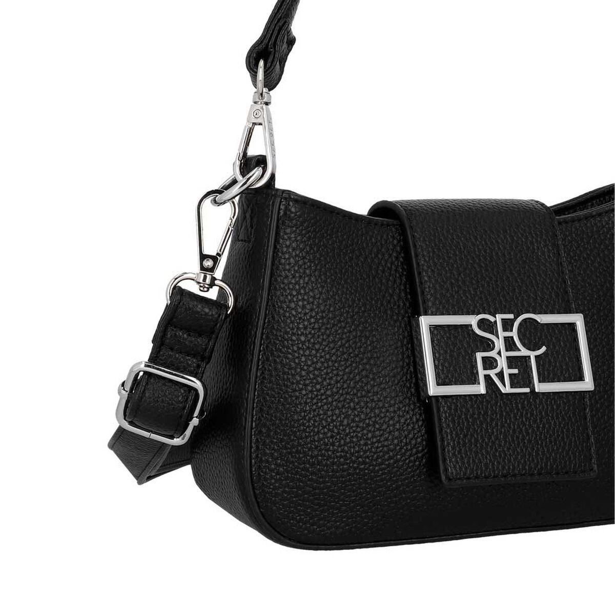Cartera Bandolera Secret Ibiza SC7 Peque&ntilde;a Negra