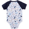 Pack 2 Body Dino Manga Corta de Algodón Chess Baby