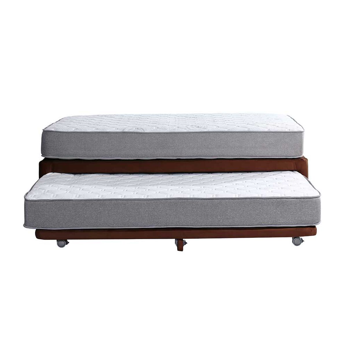 Cama Nido Latam Home 1,5 Plazas Zen Best Tela Chocolate
