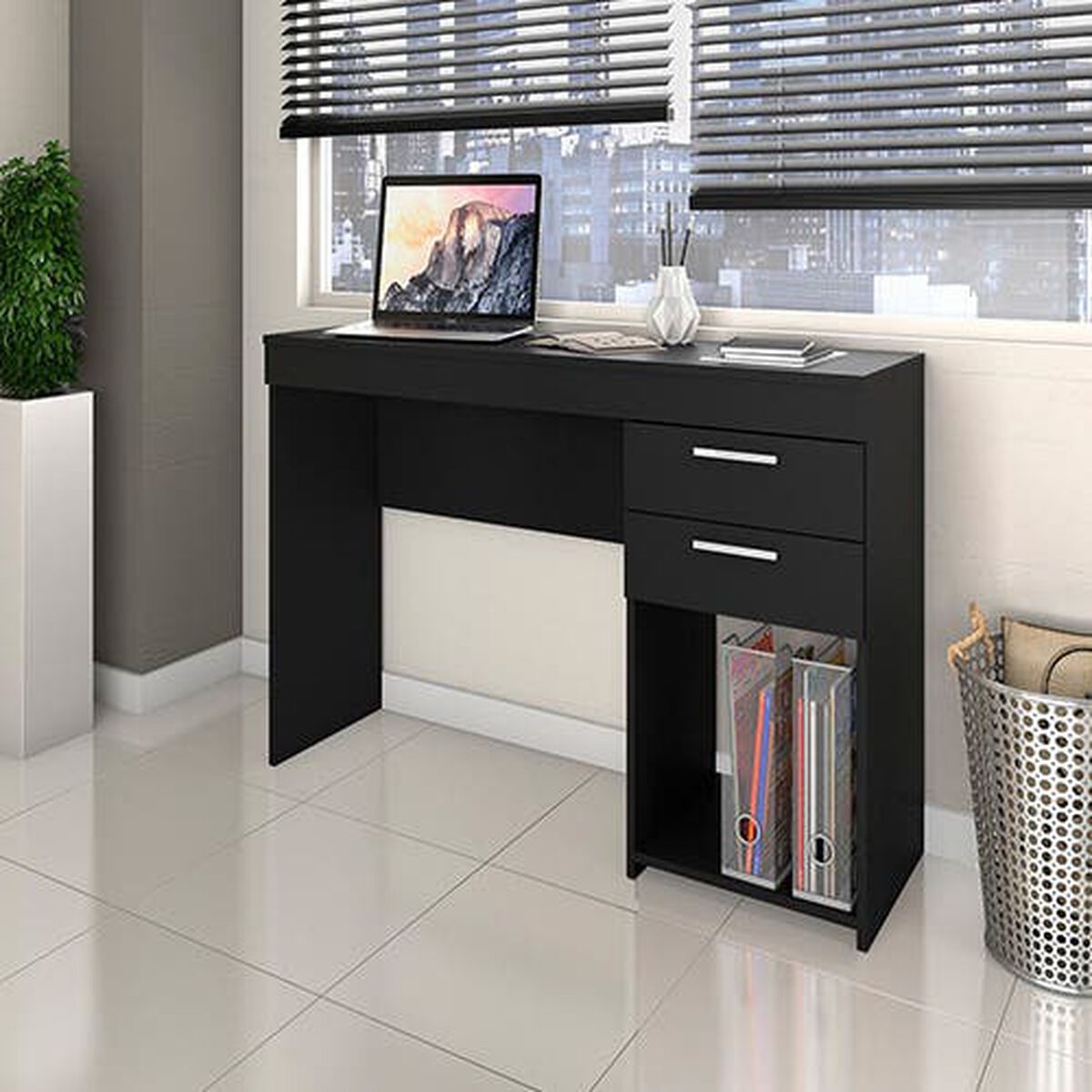 Escritorio Home Mobili Griego Negro