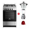 Combo Cocina a Gas Mademsa MV 220 T 4 Quemadores + Juguera Hyundai HY800J 1,5 lt. + Olla a Presión Aluminio Wens 6 Litros + Toma Olla Casa Linda Silicona Surtido