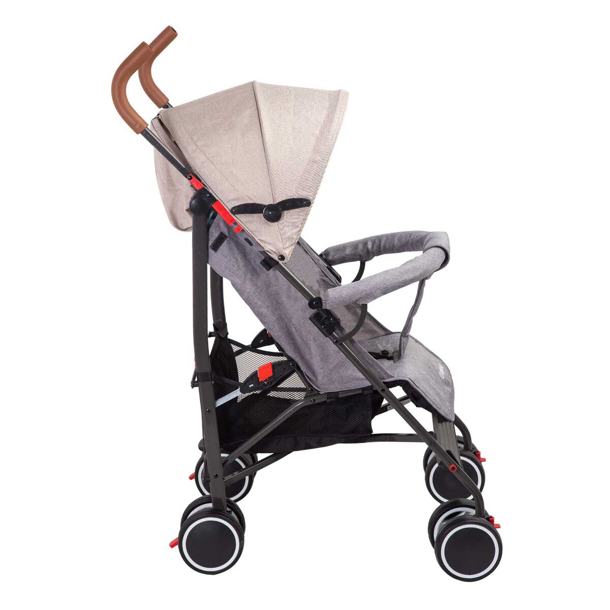 Coche Paragua Clap Melange Beige Bebesit