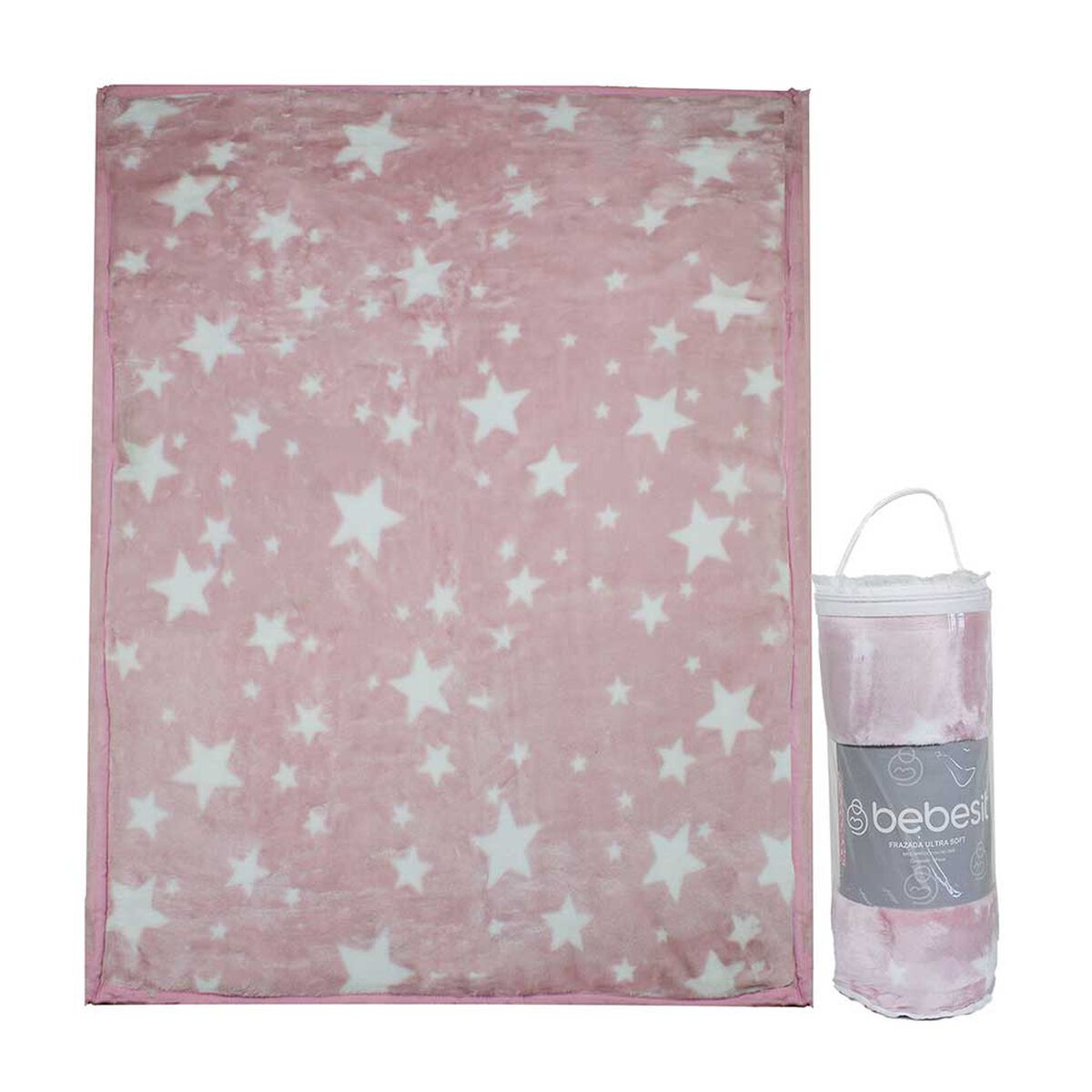 Manta Grande Estrella Rosa Bebesit