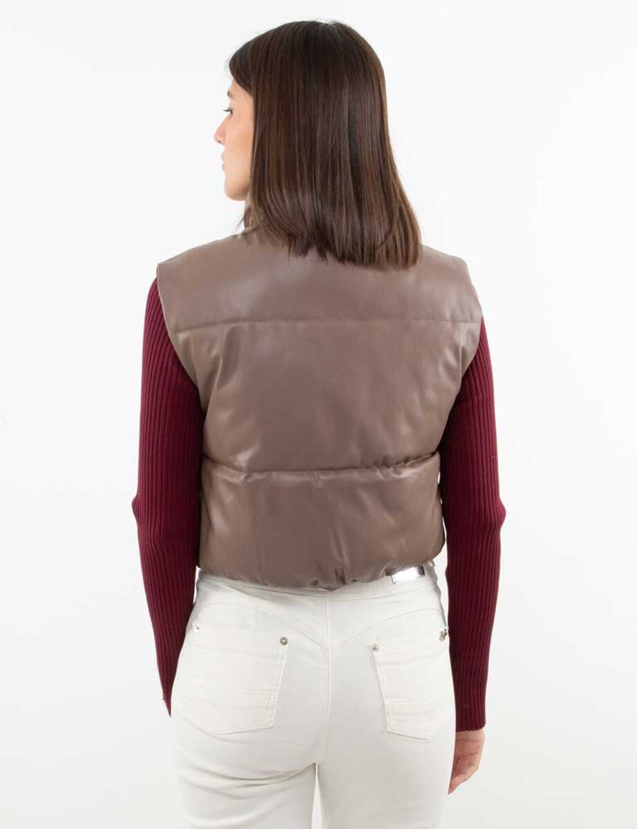 Parka Puffa Sin Mangas Mujer Fiorucci