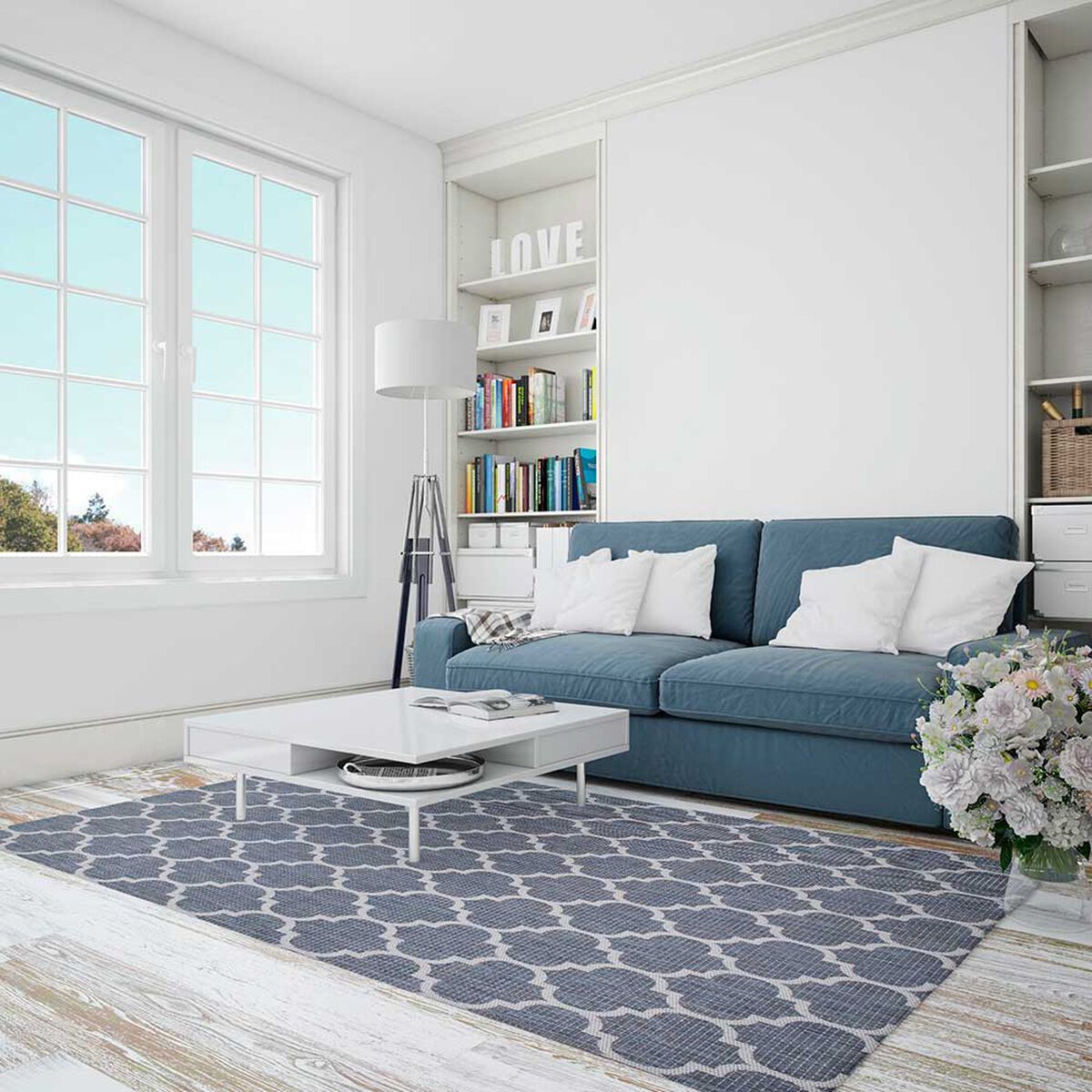 Alfombra Doral Chicago Azul 230x170