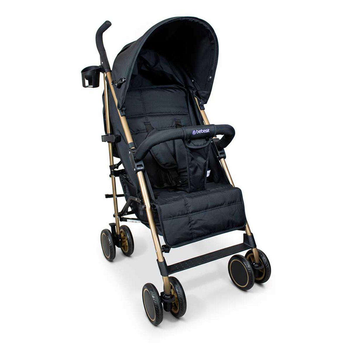 Coche Paragua Kronos Negro Go Bebesit