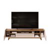 Rack TV Vekkahome Lotus Hasta 75" Beige Café