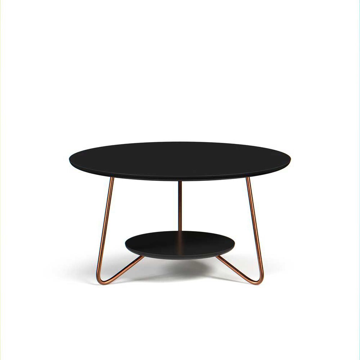 Mesa de Centro Altavision Liz Neg Redonda Negro