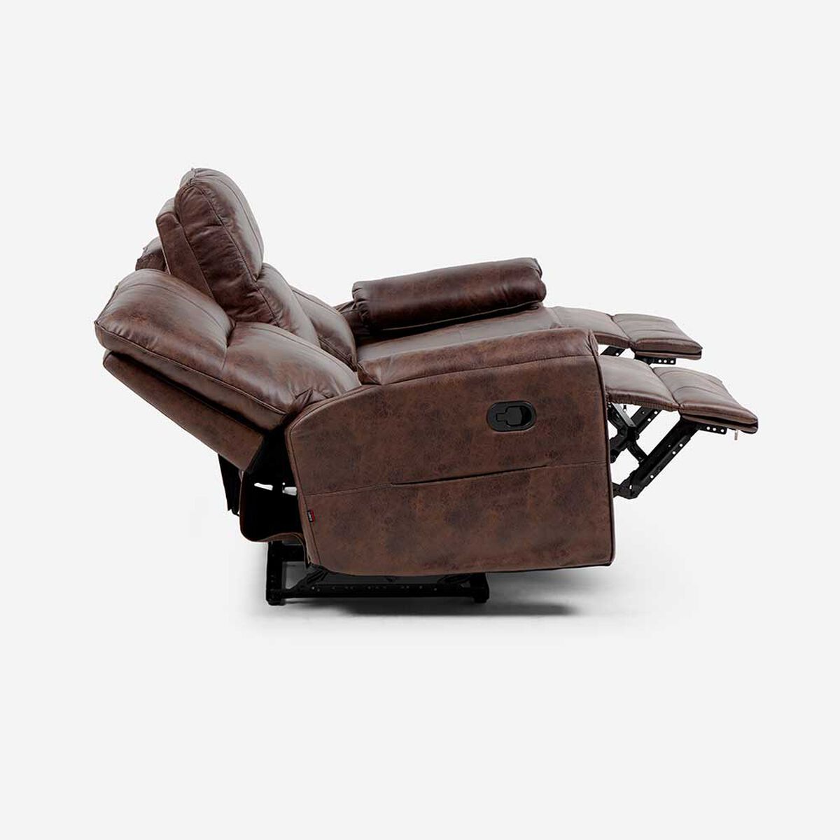 Sof&aacute; Reclinable Rosen Tolosa 3 Cuerpos Marr&oacute;n