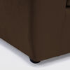 Seccional Muebles MPR Array&aacute;n 2-1-2 Cuerpos Felpa Chocolate