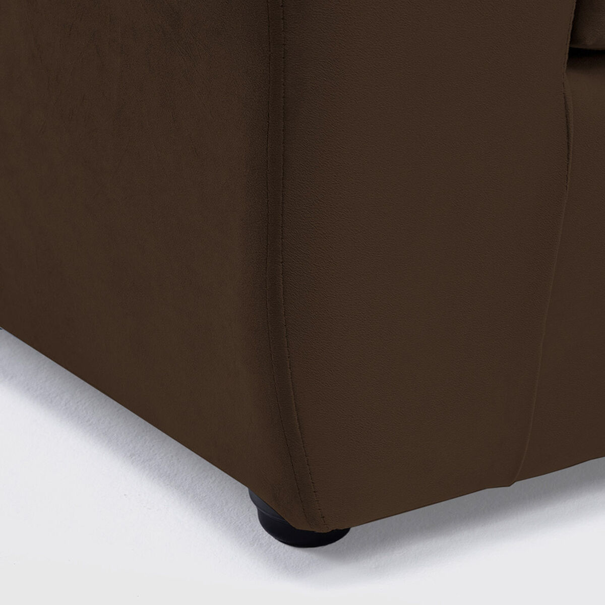 Seccional Muebles MPR Array&aacute;n 2-1-2 Cuerpos Felpa Chocolate
