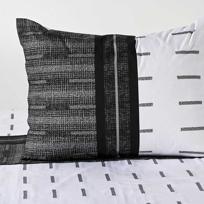 Imagen 2 del producto Juego de Sábanas American Family 144 Hilos 1,5 Plazas Vias Negro