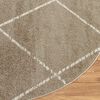 Alfombra  Modalfo Florida Beige 160 x 160 cm