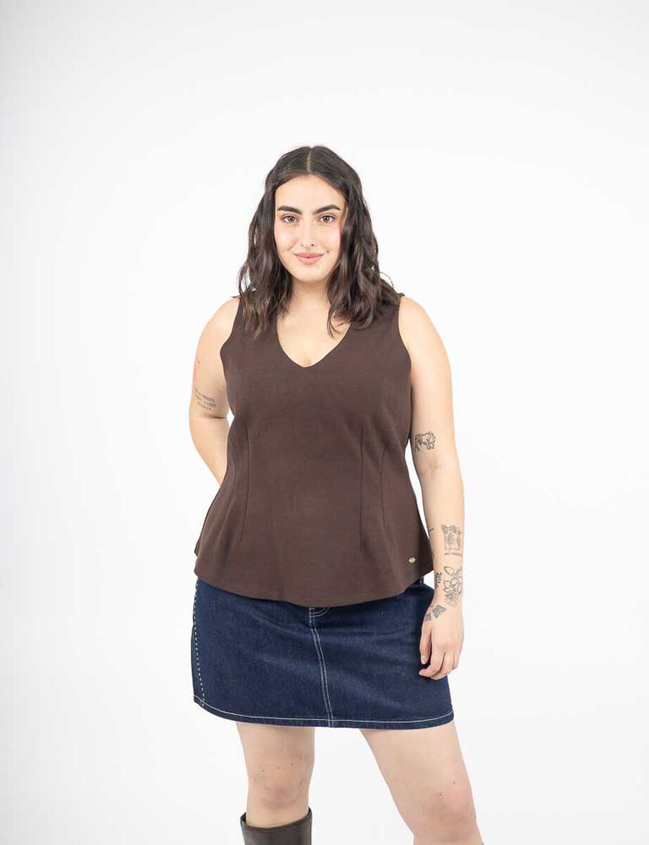 Polera Sin Mangas Mujer Extralindas