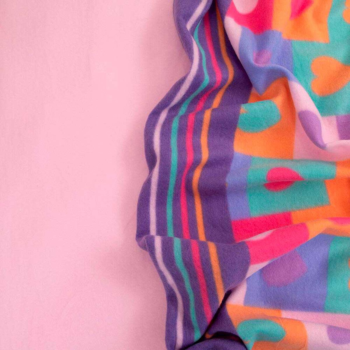 S&aacute;bana de Polar Doral 1,5 Plazas Senses Coraz&oacute;n