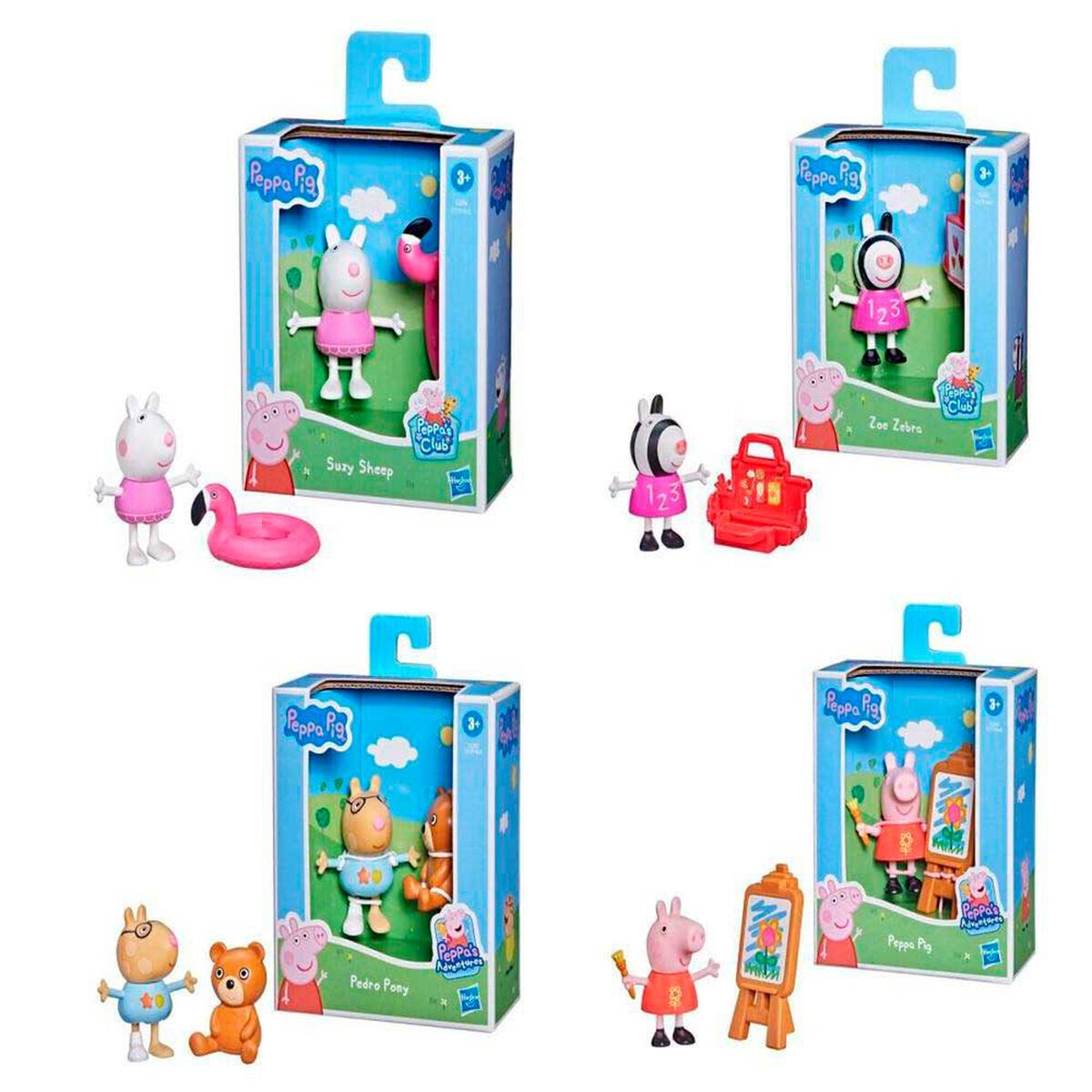 Mu&ntilde;eca Peppa Pig Club Peppa y Sus Divertidos Amigos