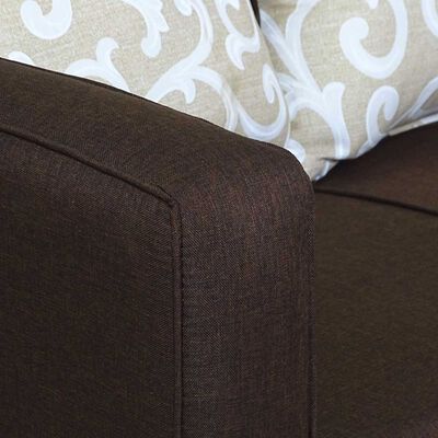 Imagen 2 del producto Sofá Elegant Detail Indiana 3 Cuerpos Café