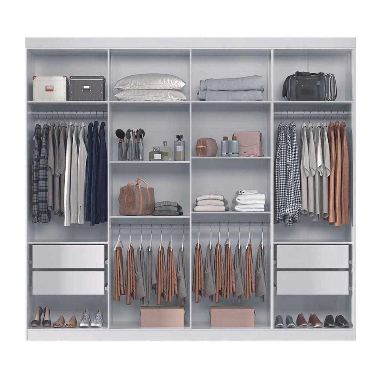 Cl&oacute;set Onessta Master 8 Puertas Blanco