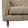 Sof&aacute; Tela Velvet Latam Home Brescia 3 Cuerpos