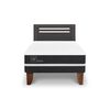 Cama Europea CIC Base Normal 1,5 Plazas Ortopedic + Respaldo Munich