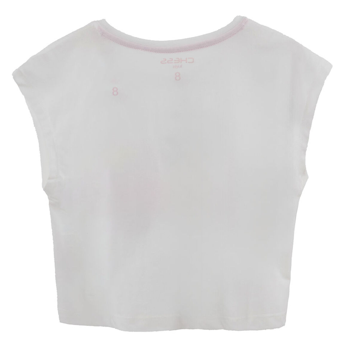 Polera Sin Mangas de Algodón Niña Chess