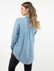 Blusa Mezclilla Manga Larga Mujer Alma