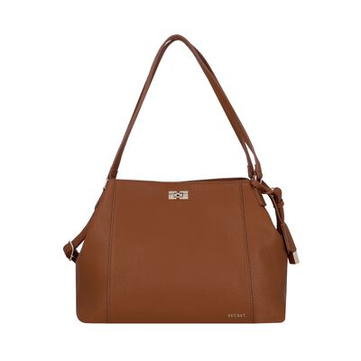 Cartera de hombro Secret Minsk ST6 L Caf&eacute;