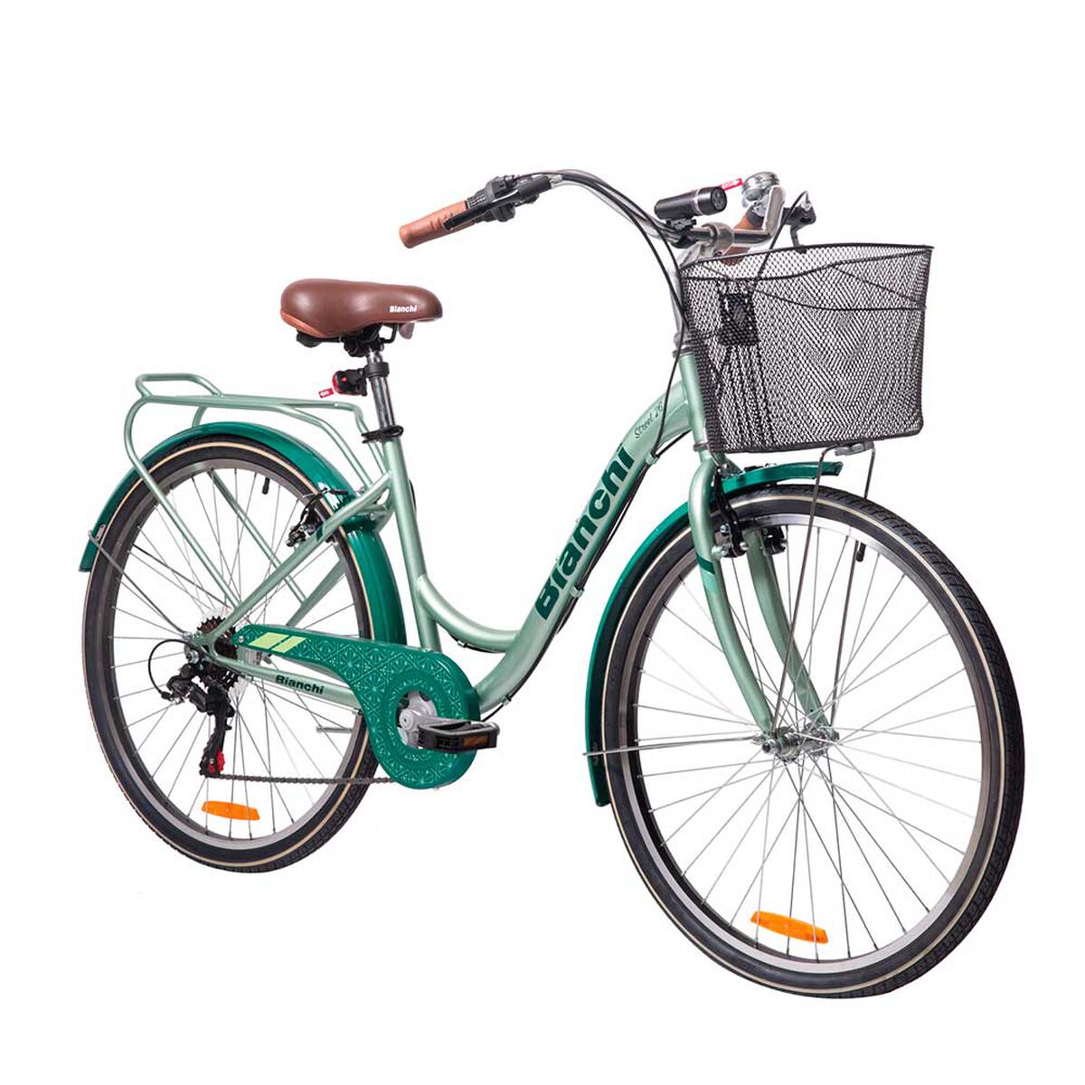 Bicicleta Bianchi Street 26 Lady Aro 26 Verde Claro