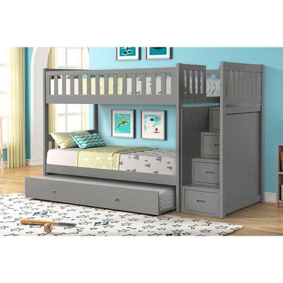 Imagen 2 del producto Camarote Triple Casanova 1 Plaza Los Angeles con Escalera 4 Cajones