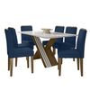 Juego de Comedor Jdo & Design Any 6 Sillas Azul