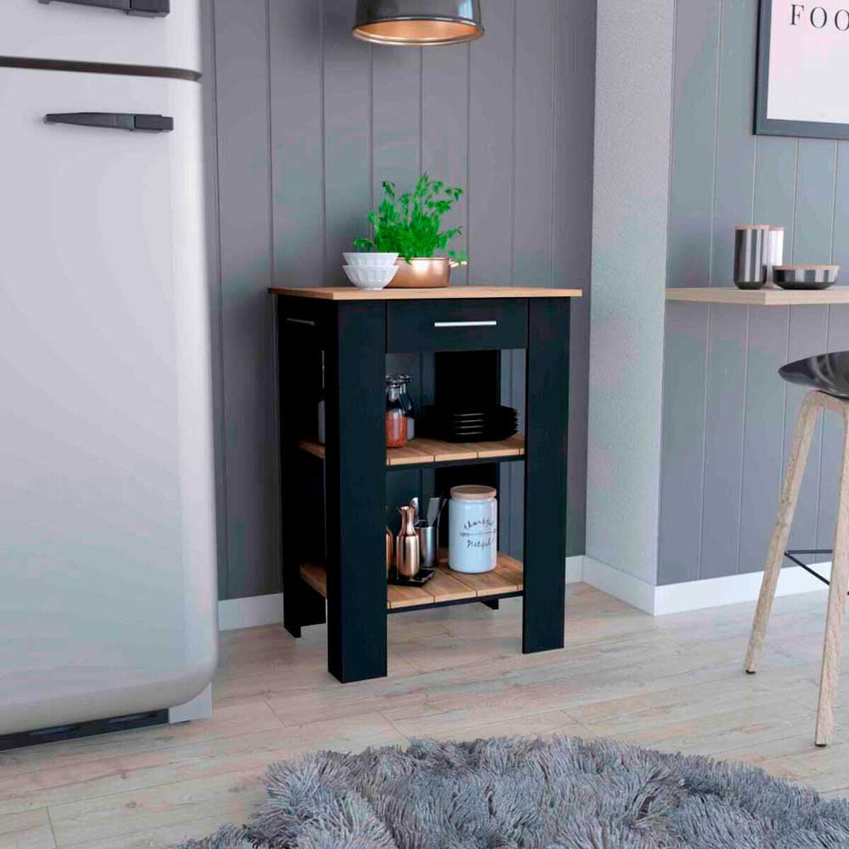 Isla de Cocina TuHome Cala 1 Caj&oacute;n Wengue