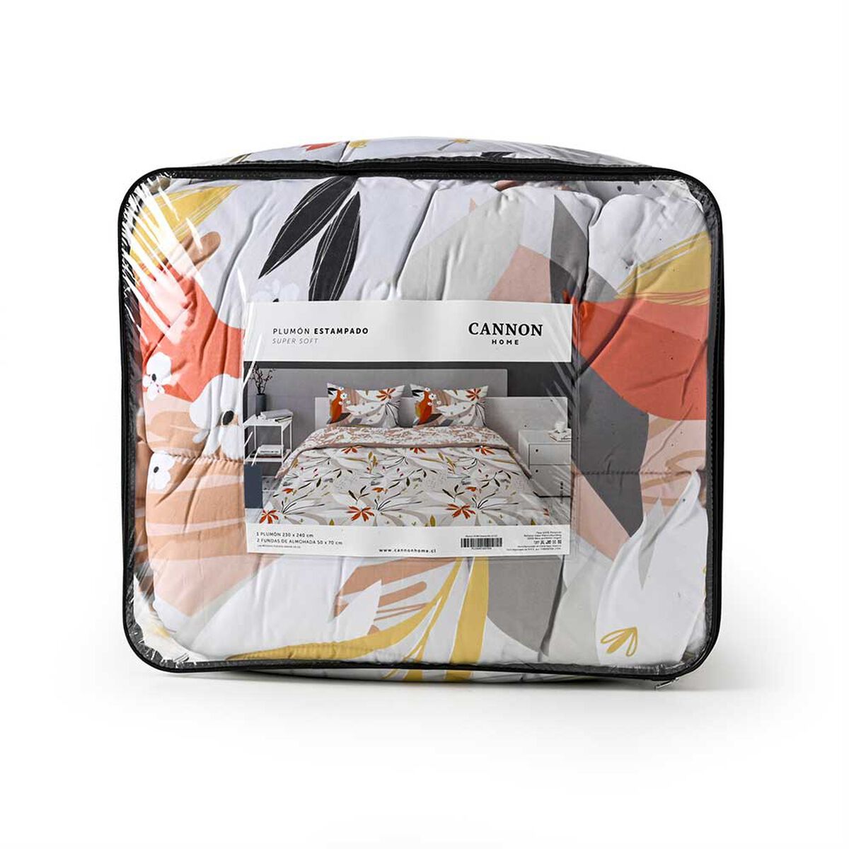 Plumón Estampado Cannon 1,5 Plazas Kiki