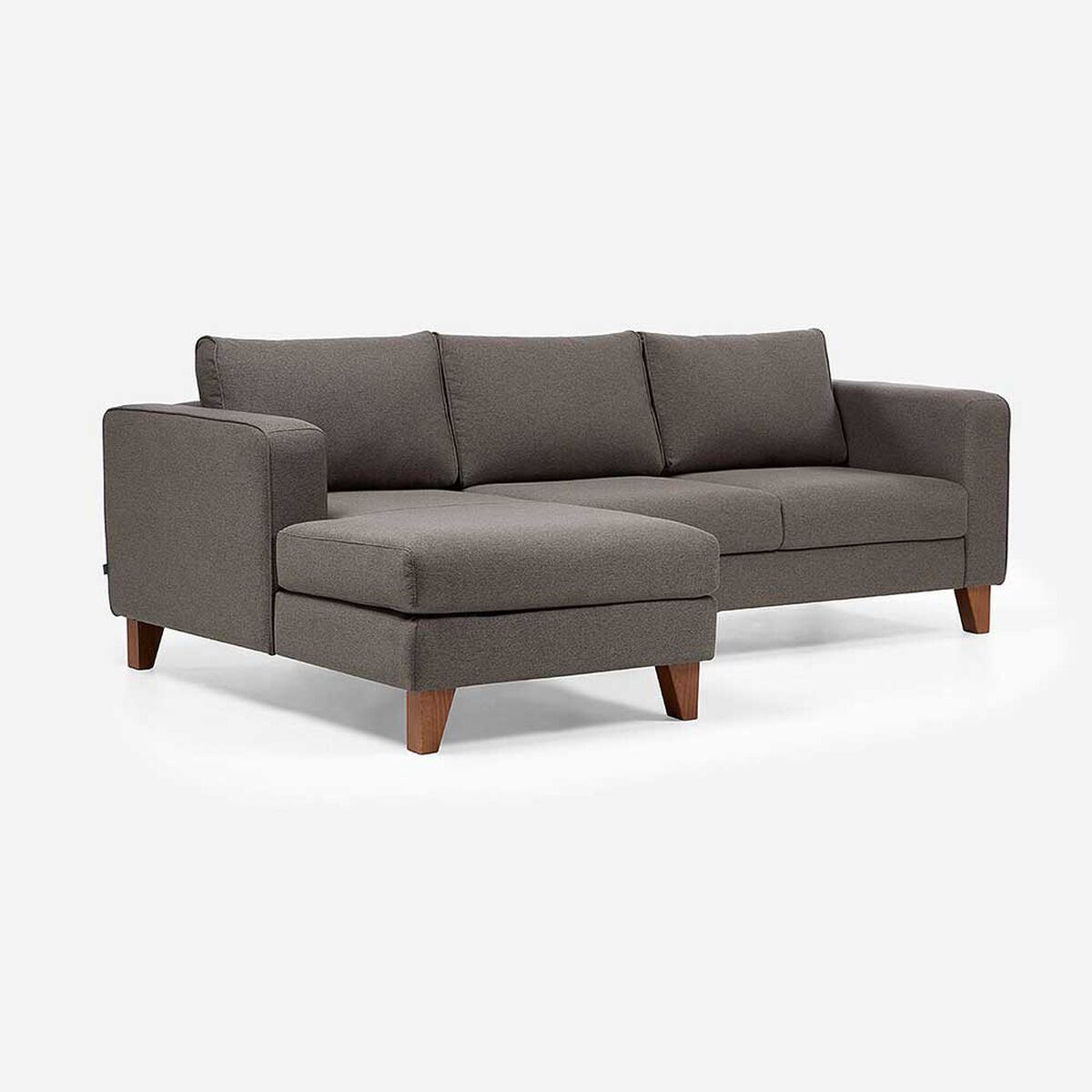 Sof&aacute; Seccional Rosen Parma 3 Cuerpos Izquierdo Tela Topo