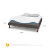 Cama Europea CIC King Alaska + Almohadas Viscoel&aacute;sticas