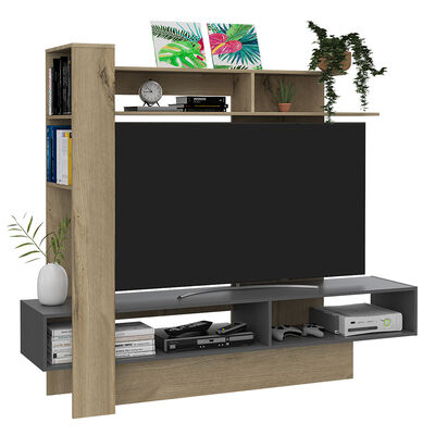 Imagen 2 del producto Estante TV TuHome Flamenco Duna /Plomo Hasta 60""