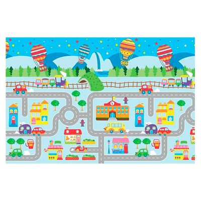 Imagen 1 del producto Alfombra Infantil Idetex City 133 x 100 cm. Multicolor