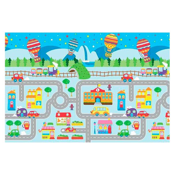 Alfombra Infantil Idetex City 133 x 100 cm. Multicolor