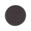 Set 4 Individuales Doral Eco Cuero Redondo 38 cm Negro