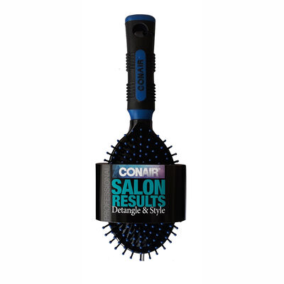 Cepillo Ovalado Acolchado Salon Results Azul