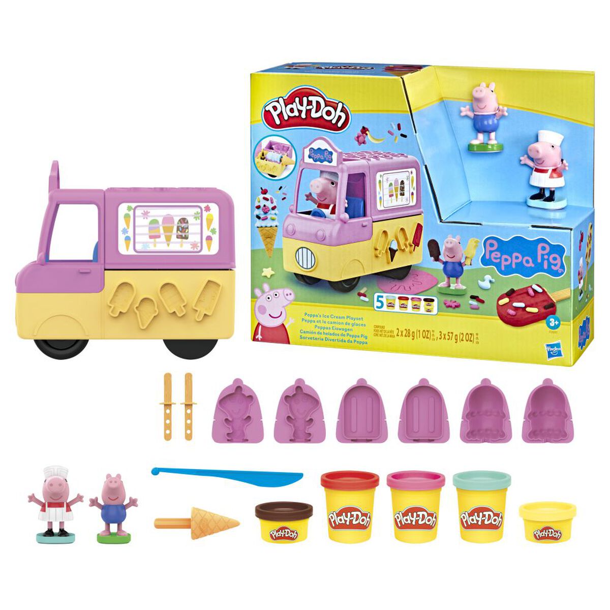 Masas y Plastilinas Camión de Helados de Peppa Pig Play-Doh