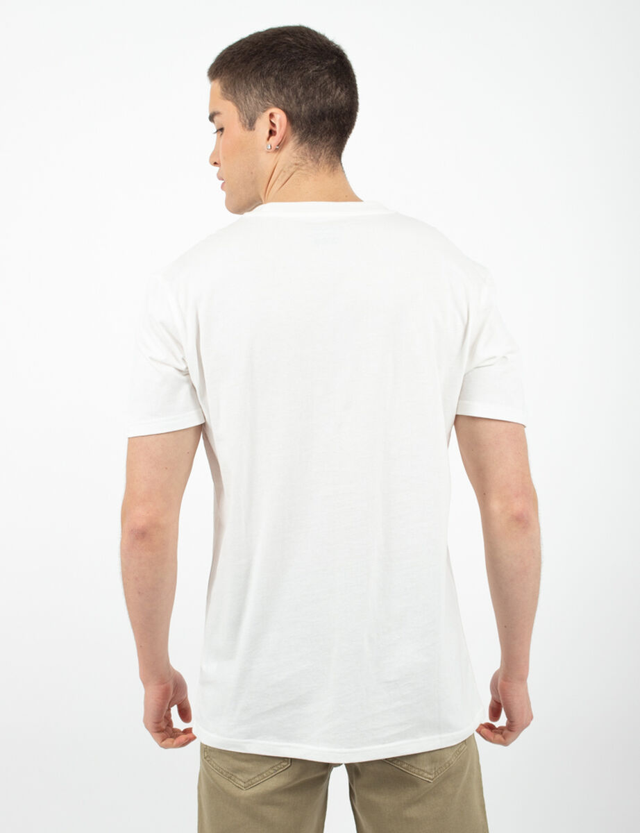 Polera Manga Corta Estampada Hombre Fiorucci