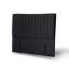 Respaldo Latam Home King Sorrento Tela Velvet Negro