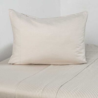 Juego de Sábanas Cannon1.5 Plazas 600 Hilos Dobby Beige