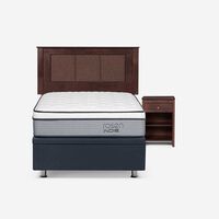 Boxet Rosen 1,5 Plazas Indie + Respaldo + Velador Rachel